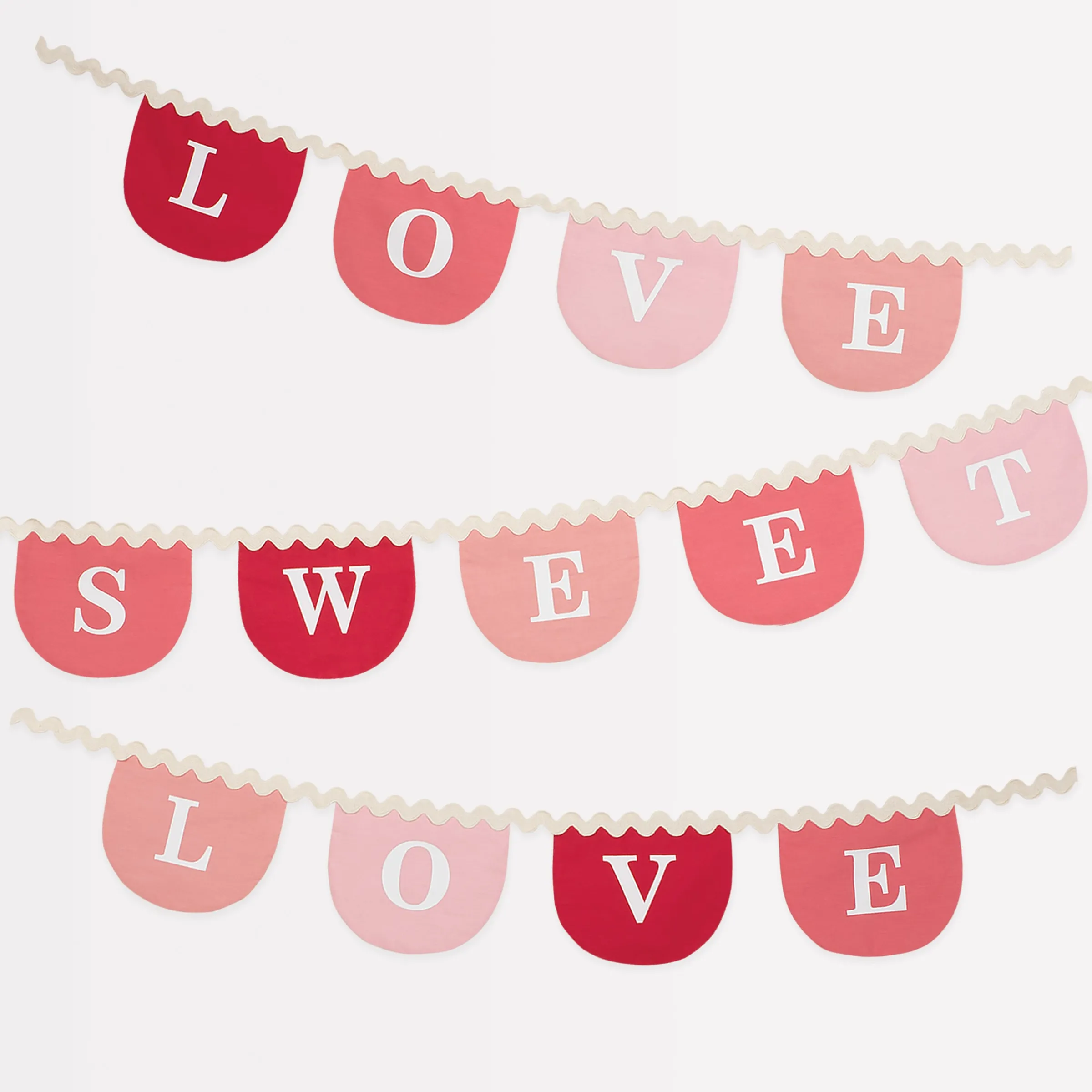 Valentine's Fabric Garland>Meri Meri Discount