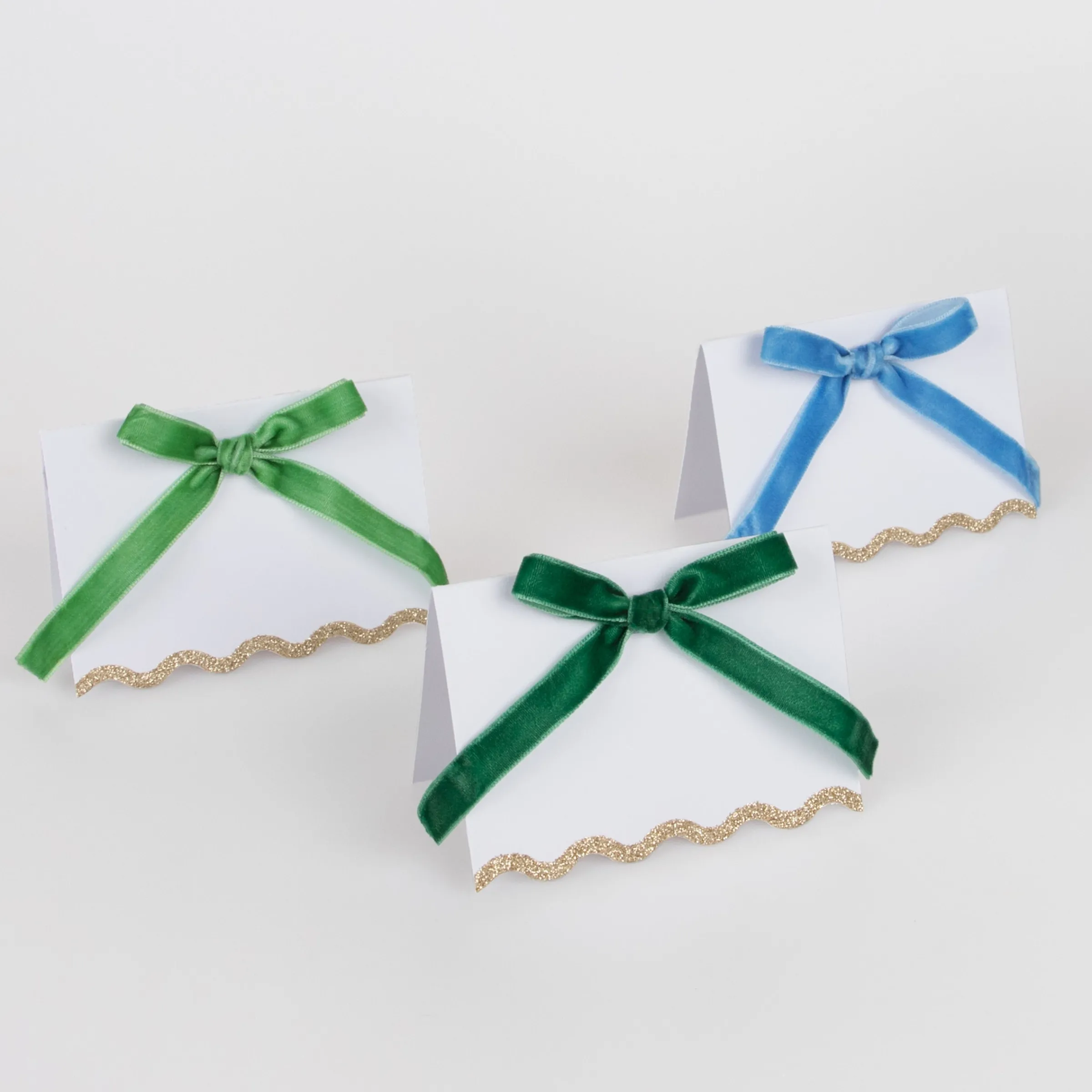 Velvet Bow Place Cards (x 6)>Meri Meri Outlet