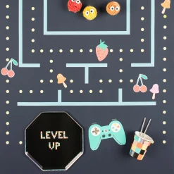 Video Games Dinner Plates (x 8)>Meri Meri New