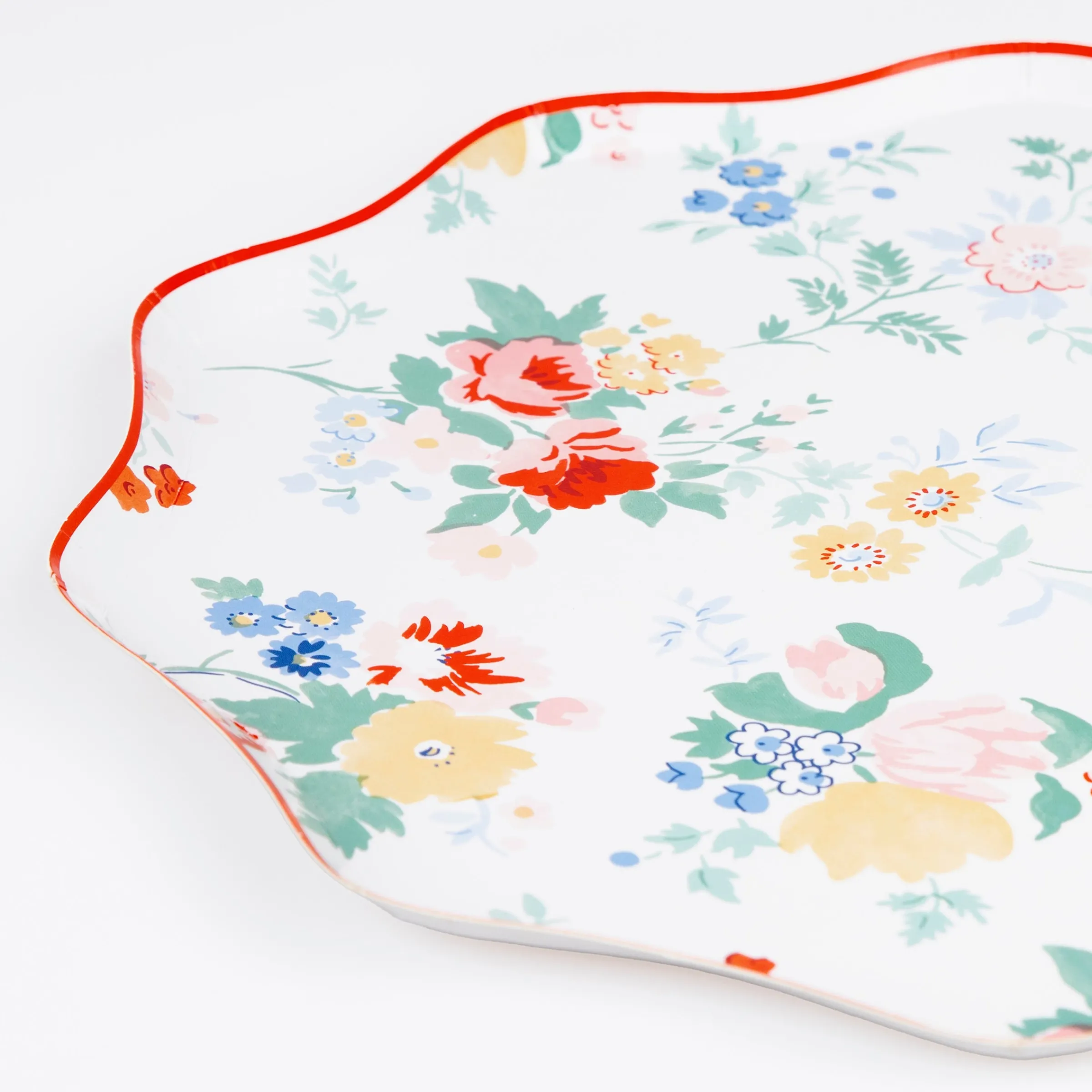 Vintage Floral Dinner Plates (x 8)>Meri Meri Sale