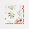 Vintage Floral Large Napkins (x 16)>Meri Meri Hot