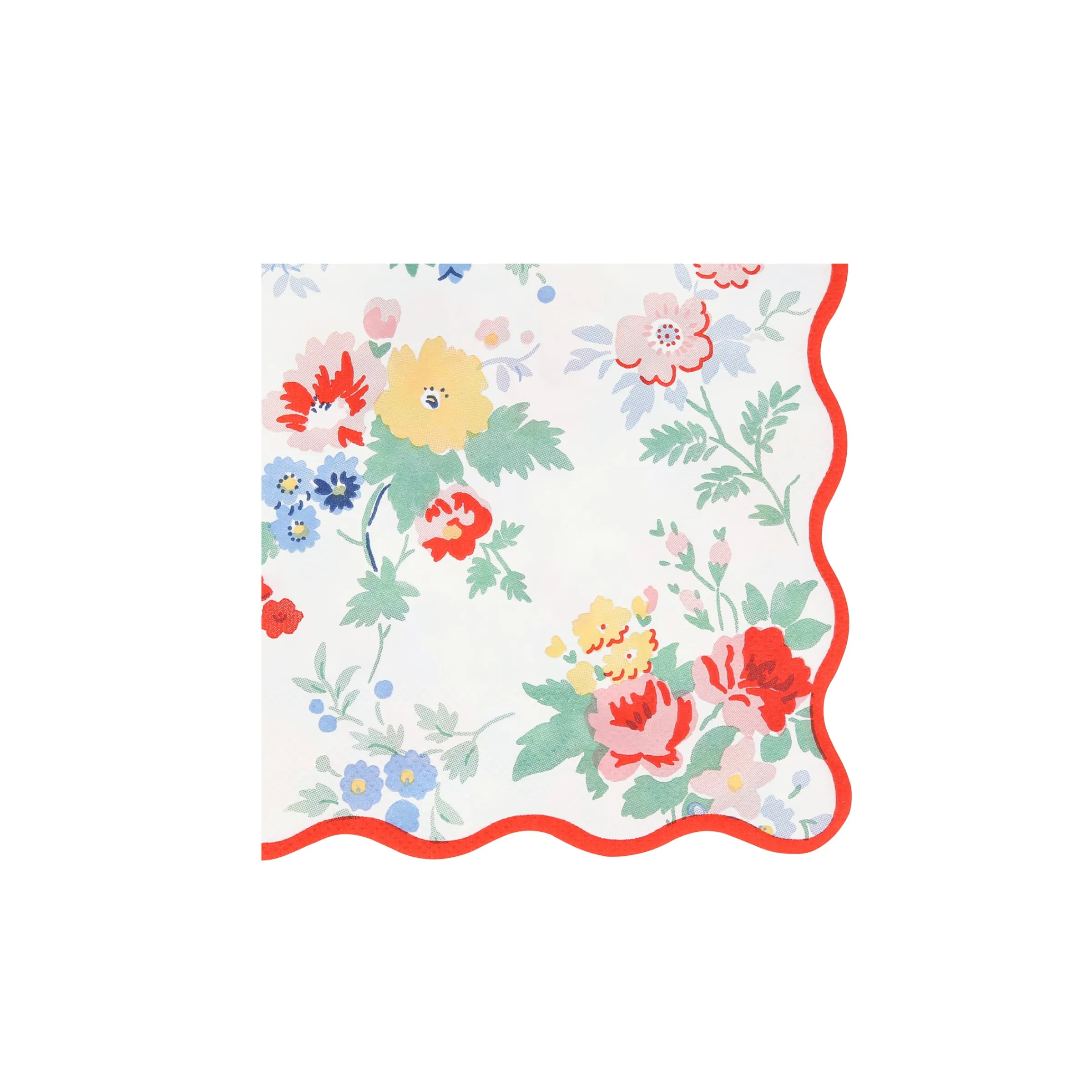 Vintage Floral Small Napkins (x 16)>Meri Meri Outlet