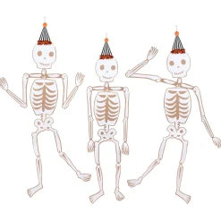 Vintage Giant Halloween Jointed Skeletons (x 3)>Meri Meri Online
