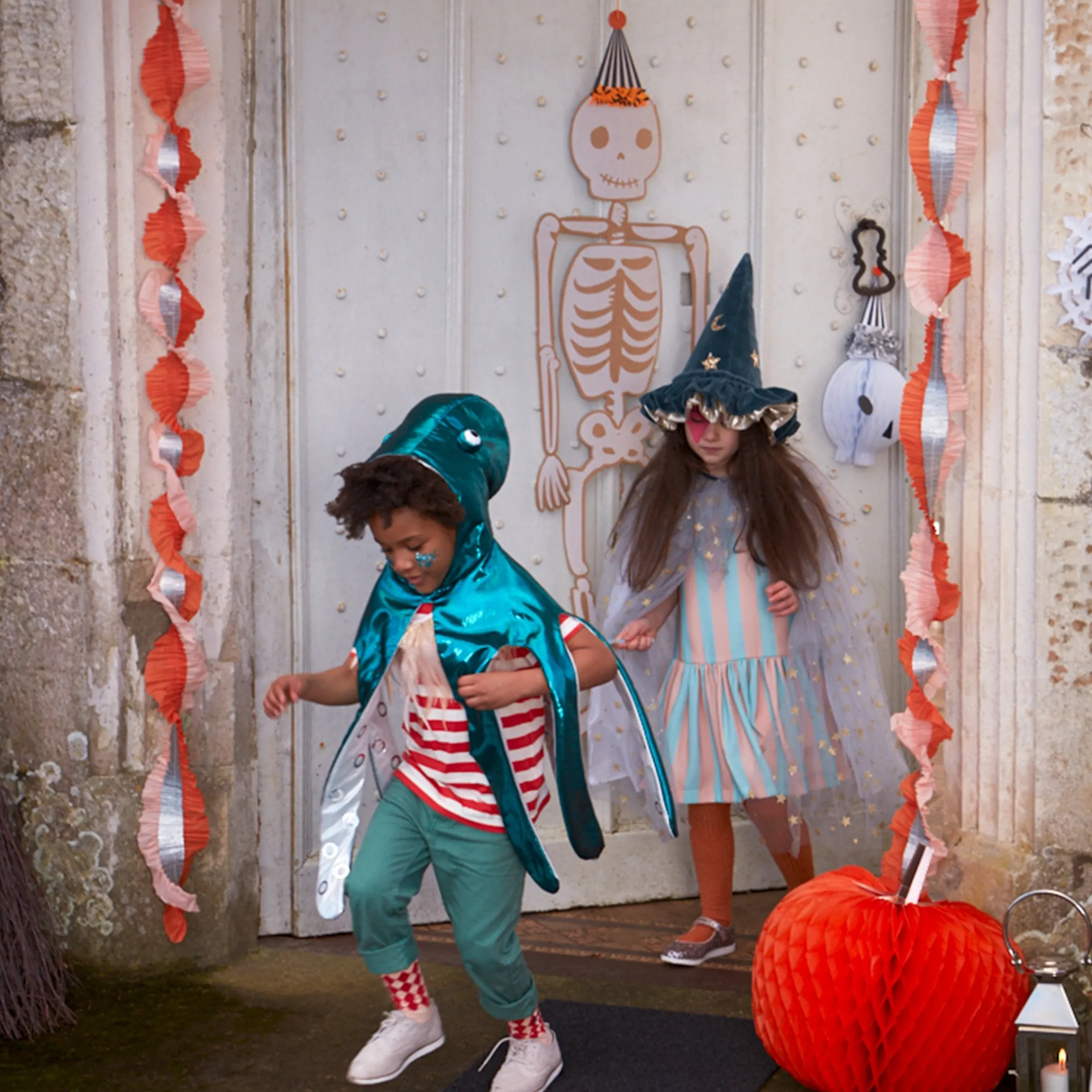 Vintage Giant Halloween Jointed Skeletons (x 3)>Meri Meri Online