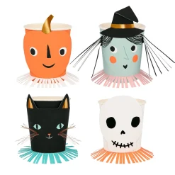 Vintage Halloween Cups (x 8)>Meri Meri Fashion