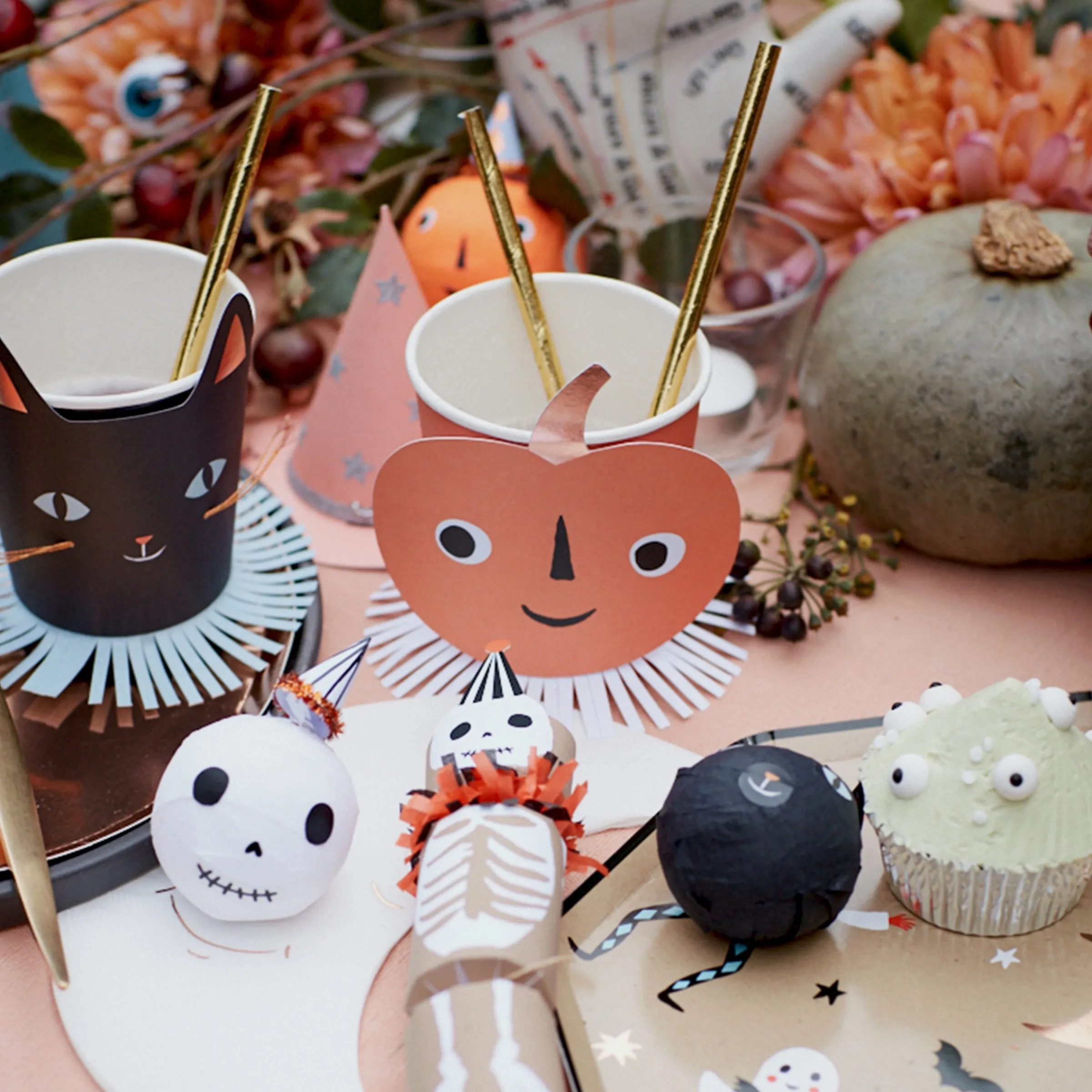 Vintage Halloween Surprise Balls (x 4)>Meri Meri Online