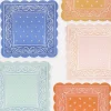 Western Bandana Square Plates (x 8)>Meri Meri Best