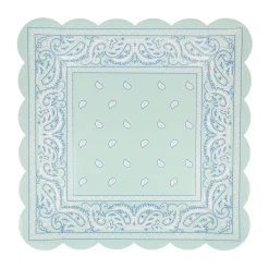 Western Bandana Square Plates (x 8)><noscript><img width=