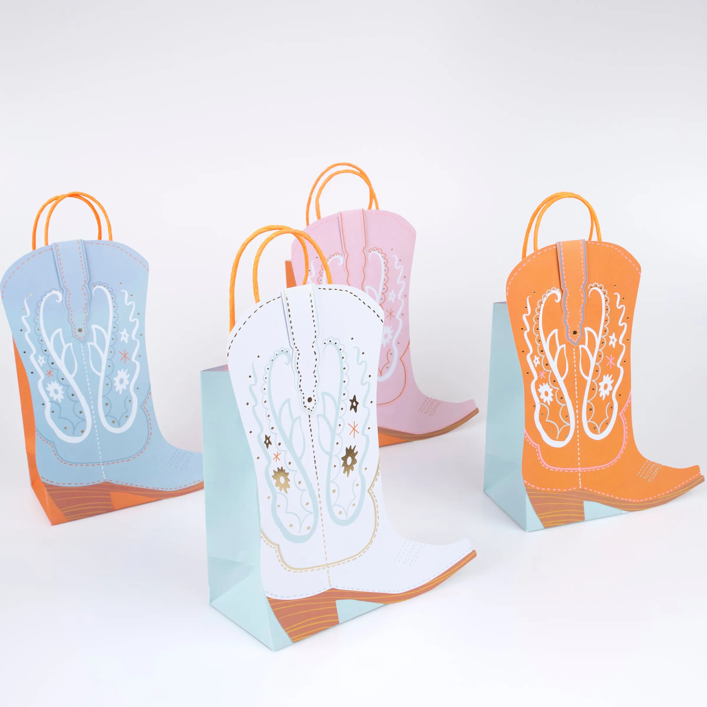 Western Party Bags (x 8)>Meri Meri New