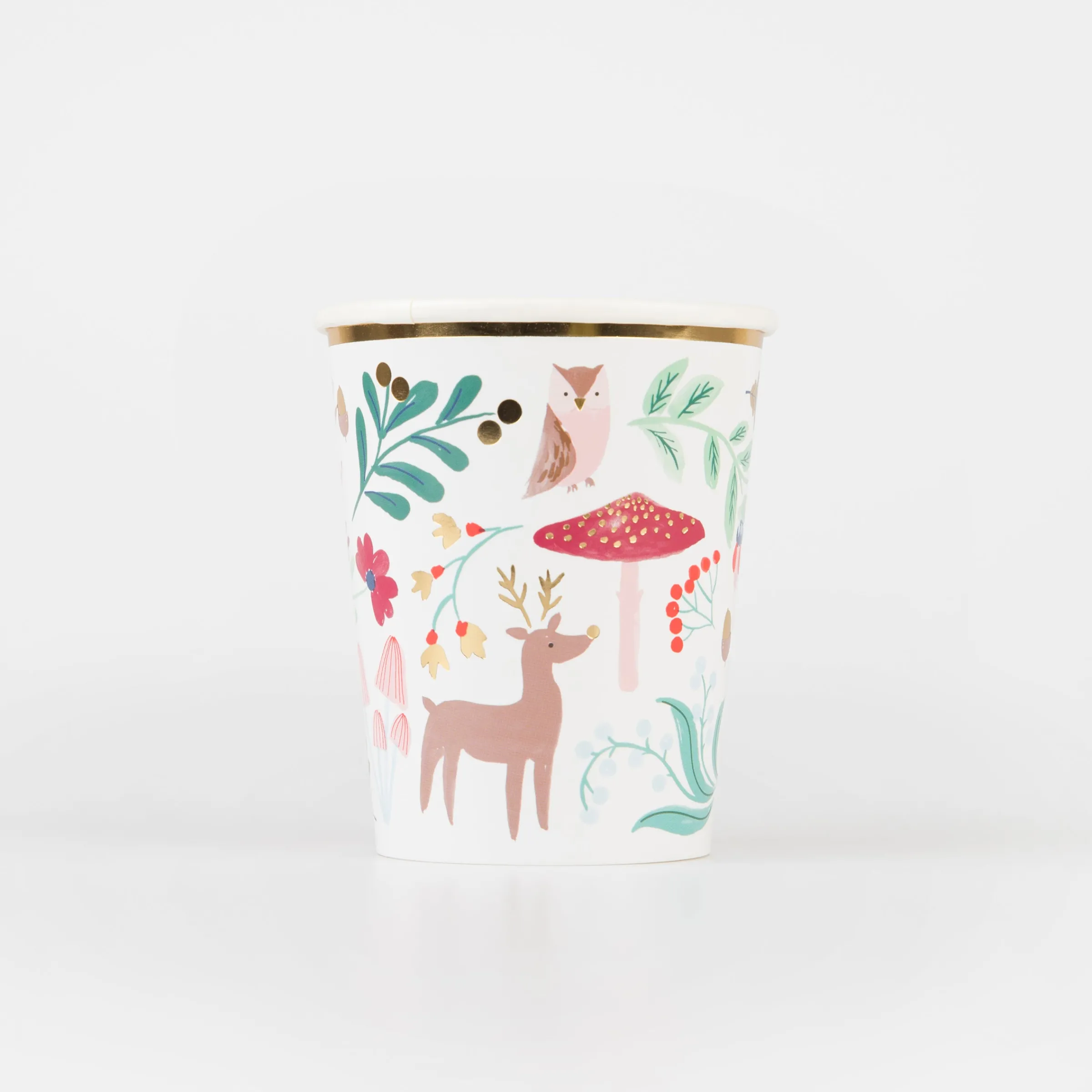 Winter Woodland Cups (x 8)>Meri Meri Fashion