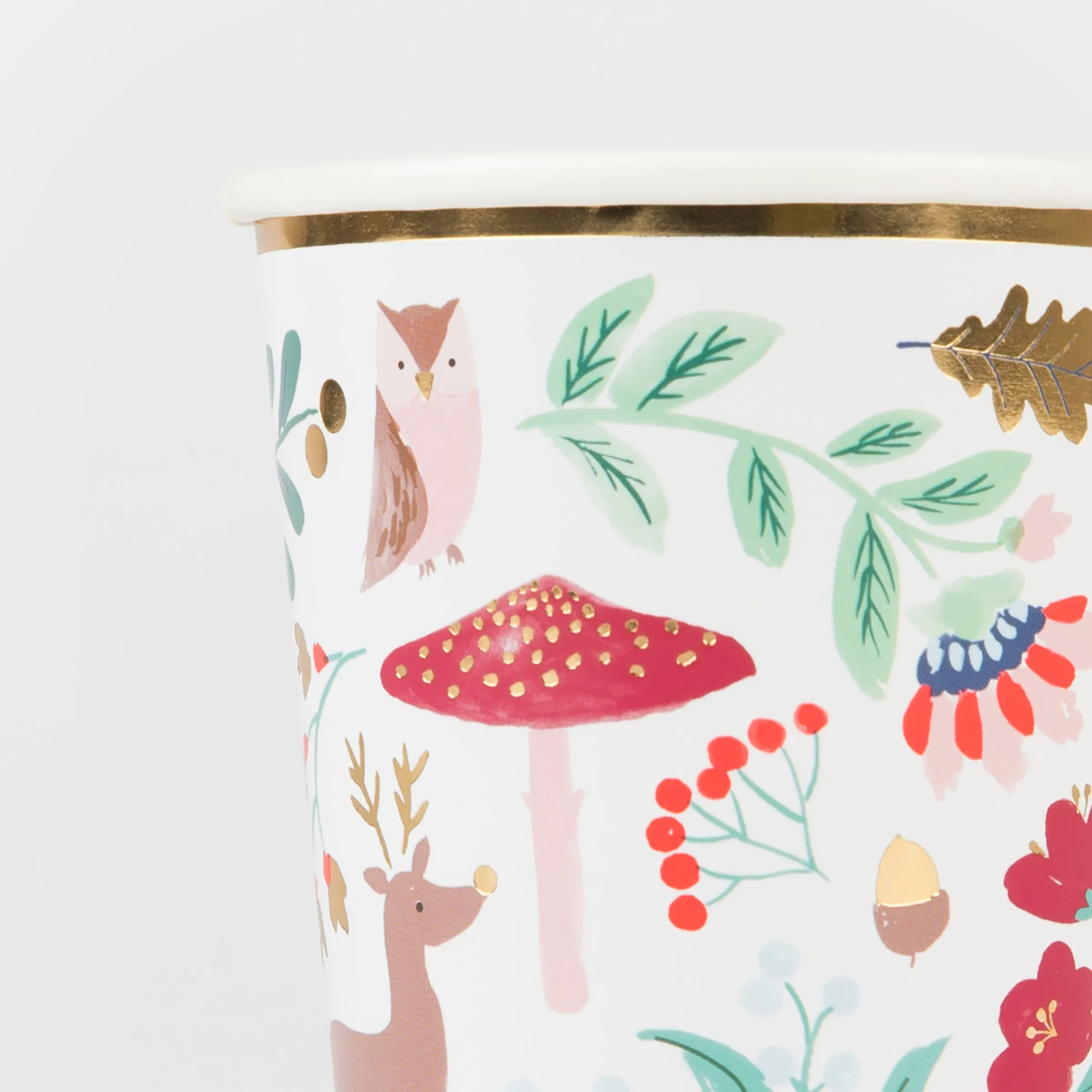 Winter Woodland Cups (x 8)>Meri Meri Fashion