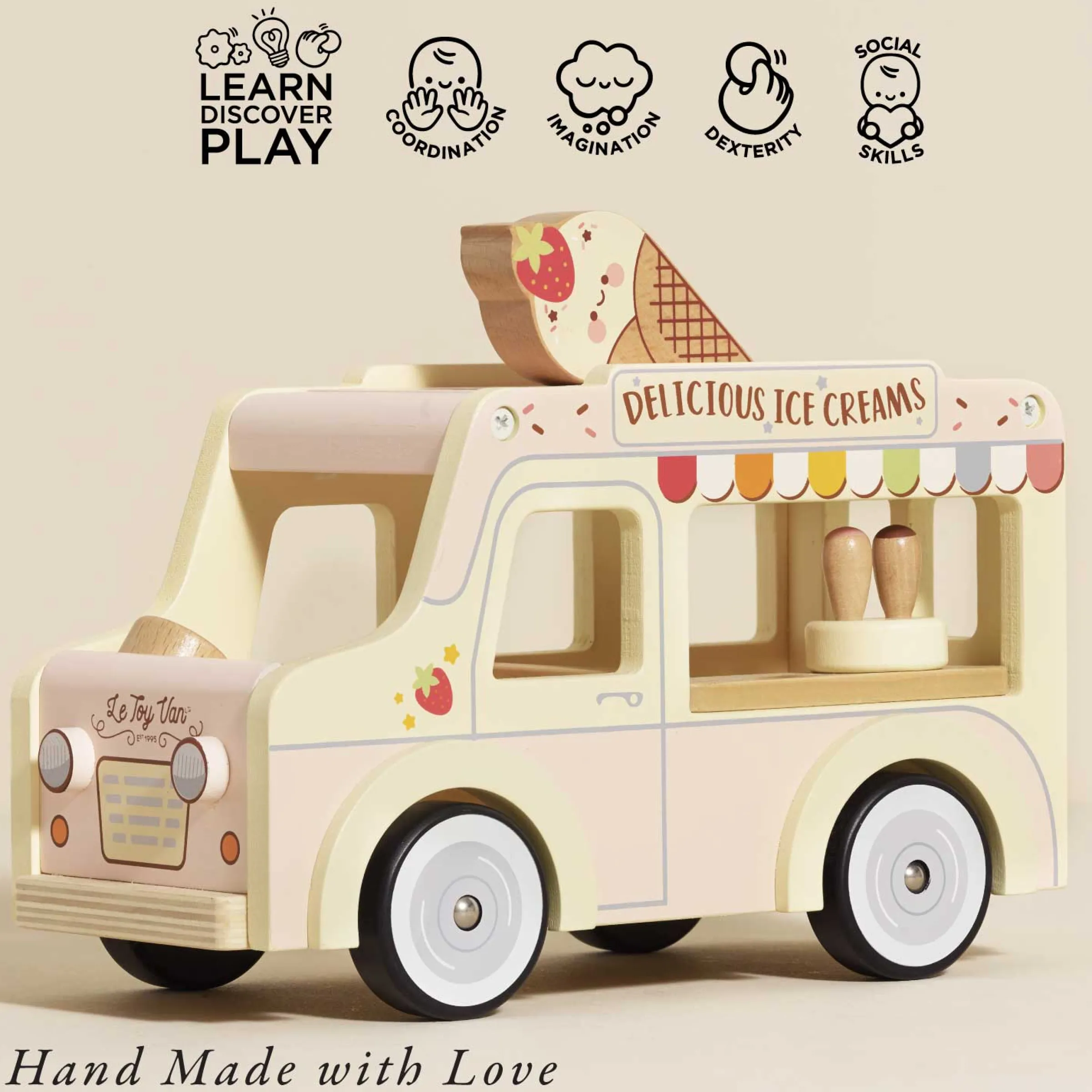 Wooden Ice Cream Van>Meri Meri Best