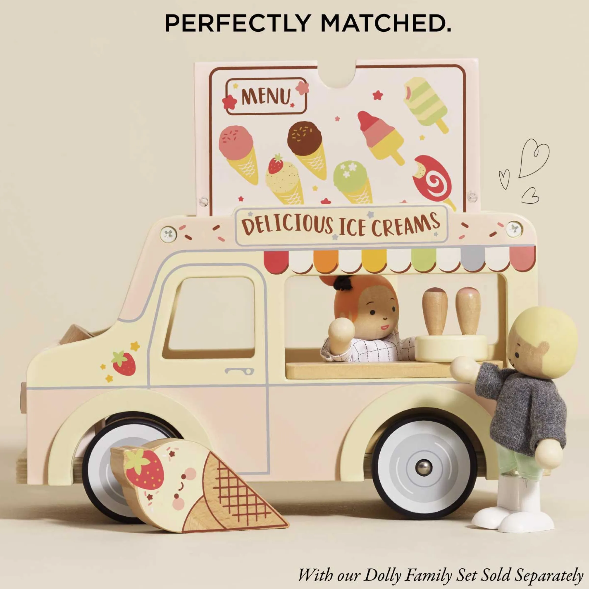 Wooden Ice Cream Van>Meri Meri Best