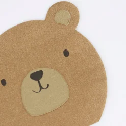 Woodland Bear Napkins (x 16)>Meri Meri Hot