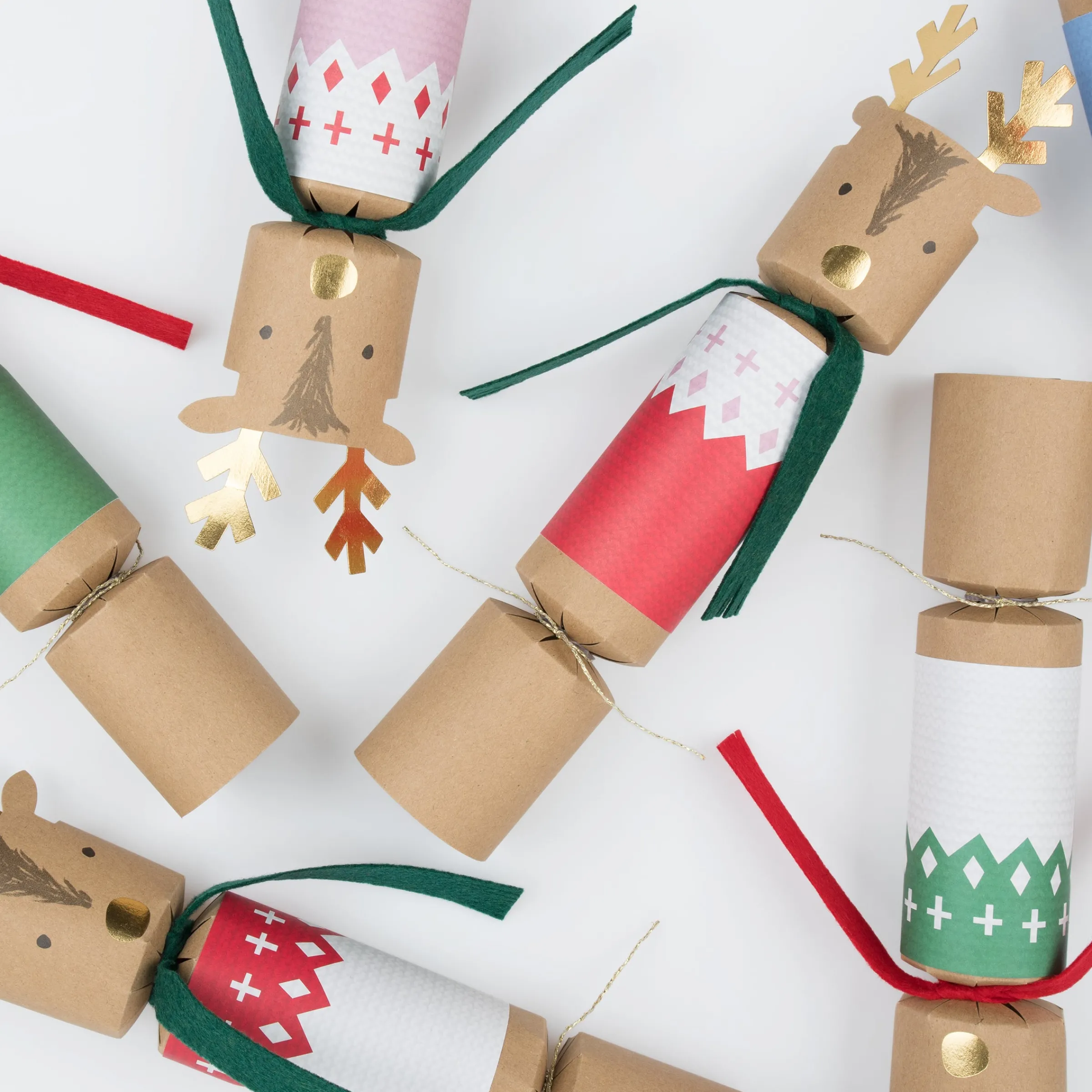 Woodland Jumper Reindeer Crackers (x 6)>Meri Meri New