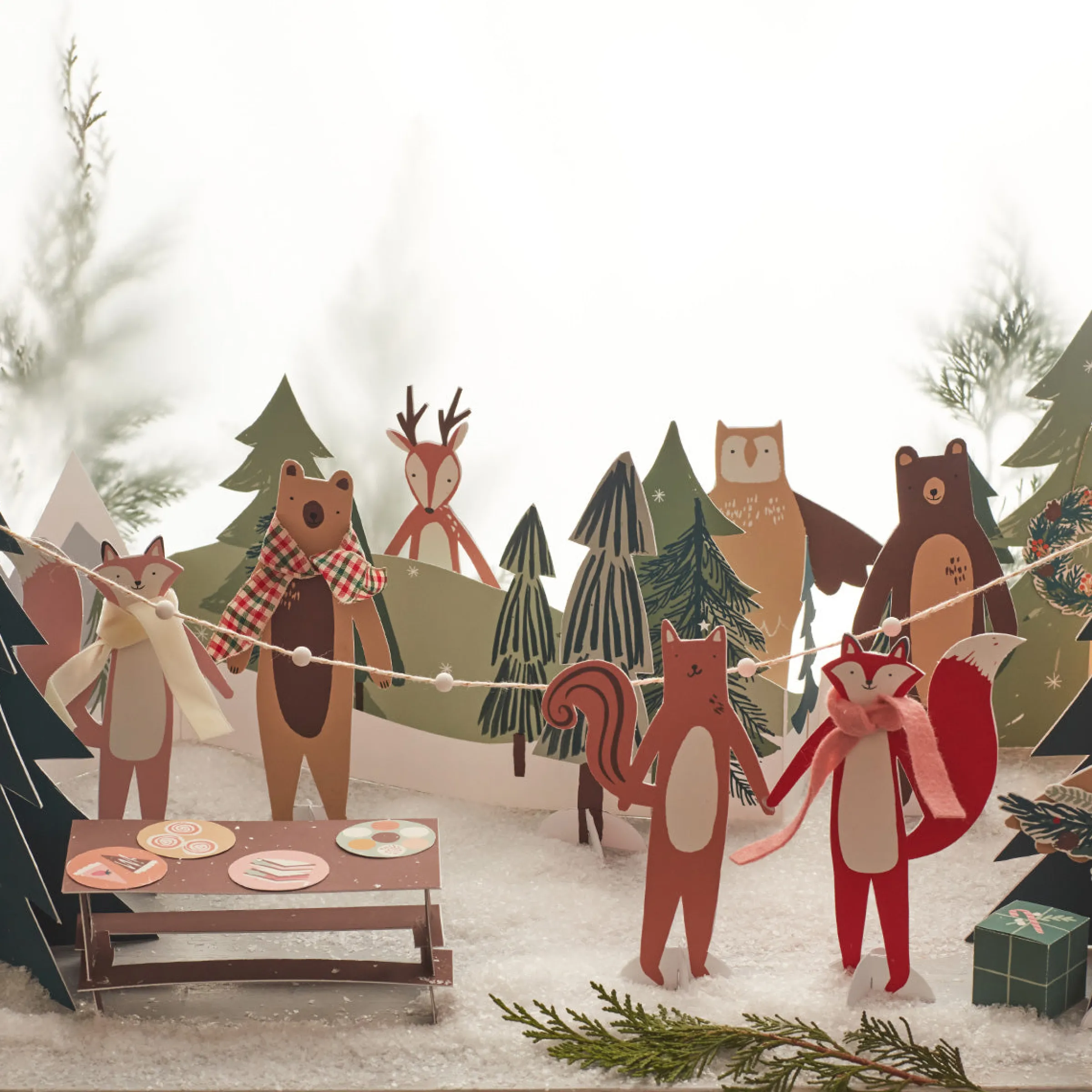 Woodland Paper Play Advent Calendar>Meri Meri Clearance